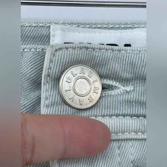 BIMBA Y LOLA CULOTTE - MINT GREEN HIGH RISE JEANS size 36/6 - Picture 5 of 16